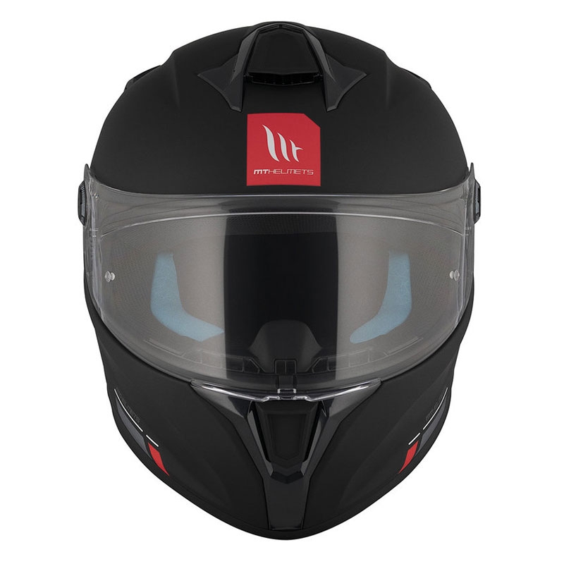 MT TARGO S SOLID A1 casco integral de moto negro mate