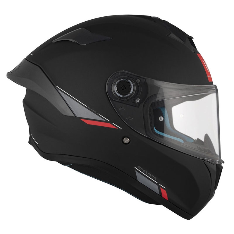 MT TARGO S SOLID A1 casco integral de moto negro mate