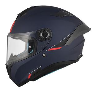 Casco integral de moto MT TARGO S SOLID A7 azul mate