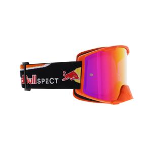 Gafas de motocross Red Bull Spect STRIVE S naranja con lente roja