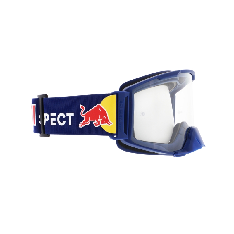 Gafas de motocross Red Bull Spect STRIVE S azul oscuro con lente transparente