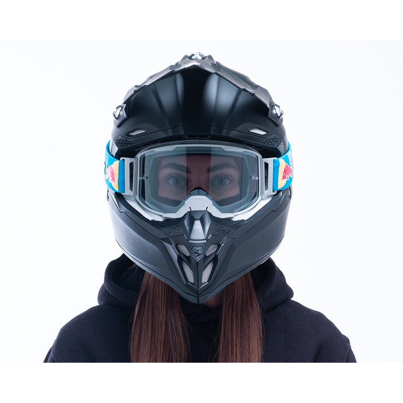 Gafas de motocross Red Bull Spect STRIVE S gris con cristales ahumados