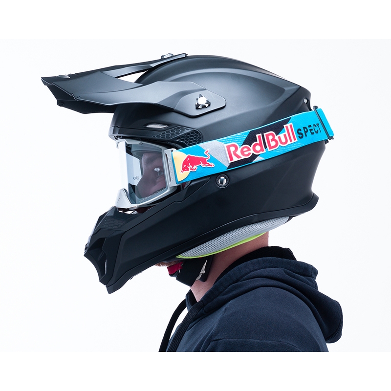 Gafas de motocross Red Bull Spect STRIVE S gris con cristales ahumados
