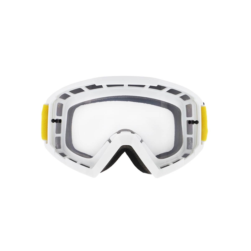 Gafas de motocross Red Bull Spect WHIP blancas con lente transparente