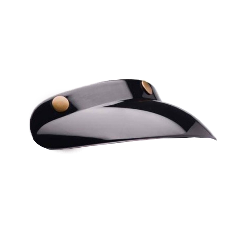 Visera para casco Lazer Mambo negro brillante