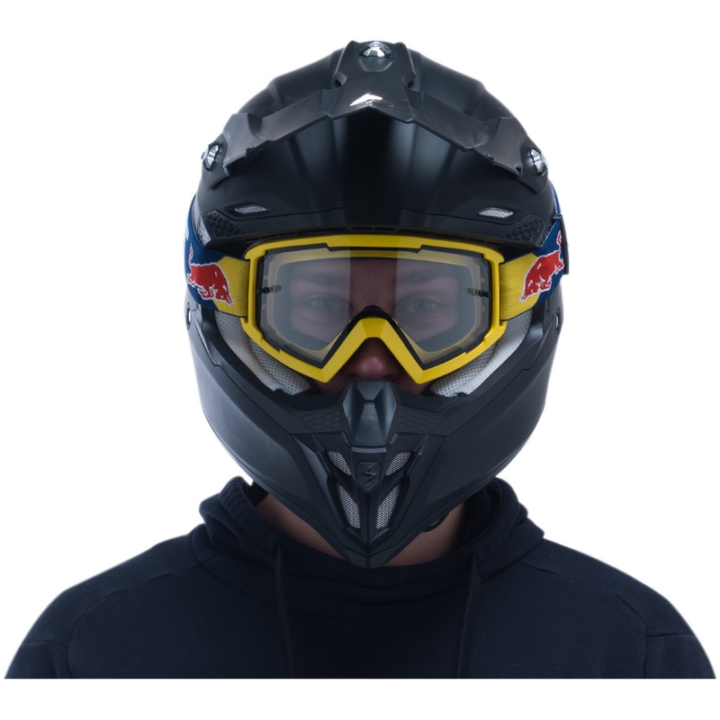 Gafas de motocross Red Bull Spect WHIP amarillo con lente transparente