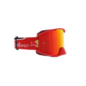 Gafas de motocross Red Bull Spect STRIVE S rojo con lente roja