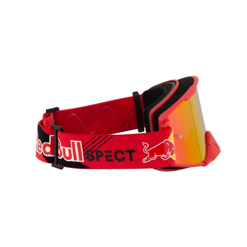 Gafas de motocross Red Bull Spect STRIVE S rojo con lente roja