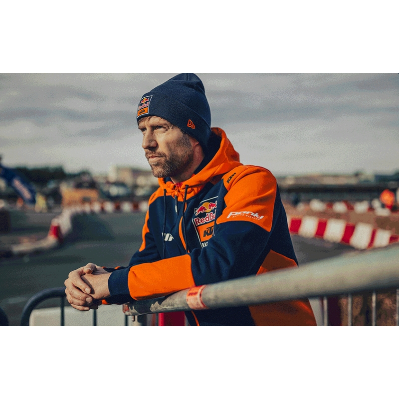 Sudadera con capucha KTM Replica Team azul-naranja