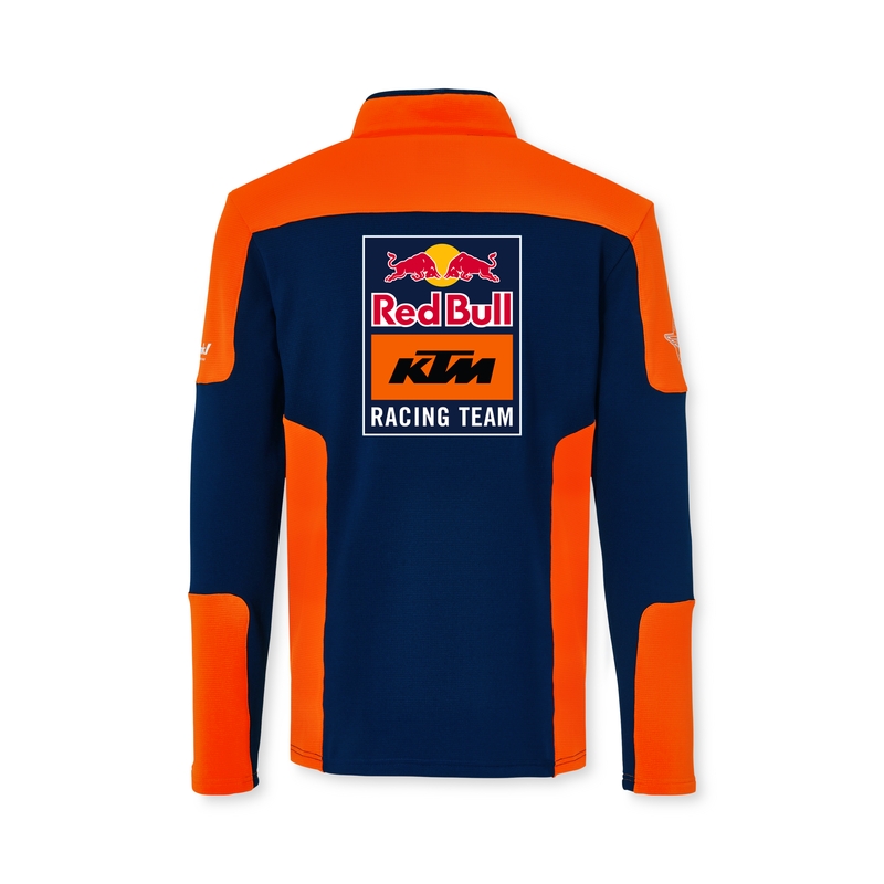 KTM Replica Team Half Zip Sweater Azul y Naranja liquidación