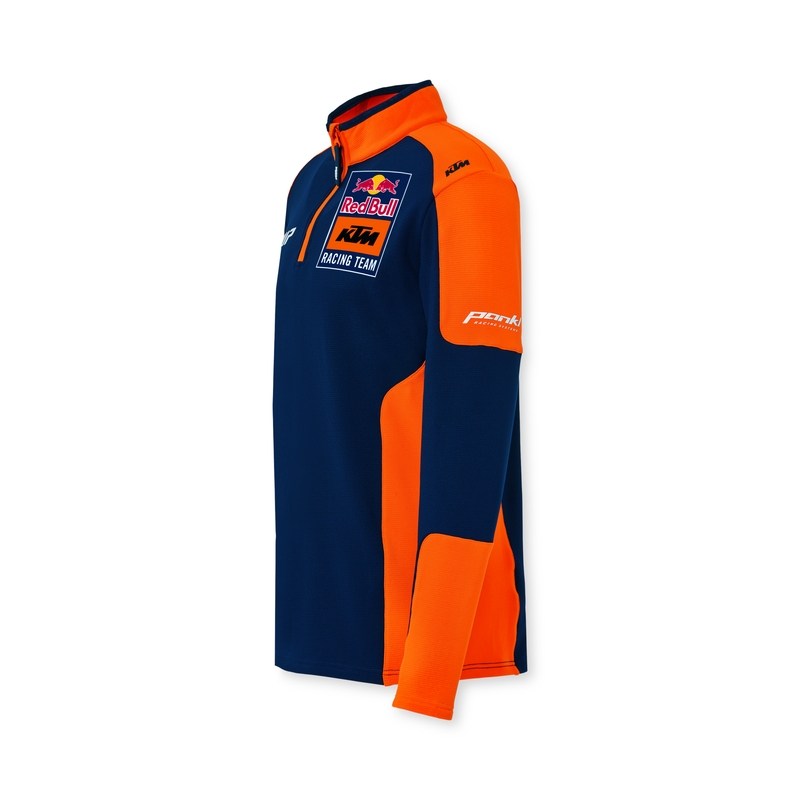 KTM Replica Team Half Zip Sweater Azul y Naranja liquidación