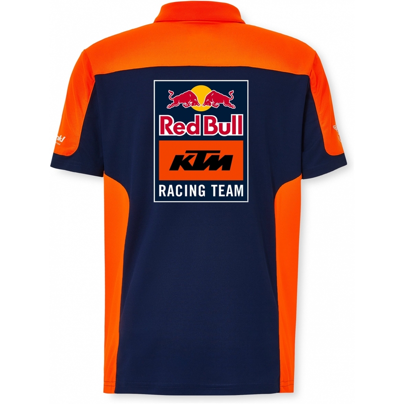 Polo KTM Replica Team azul-naranja liquidación