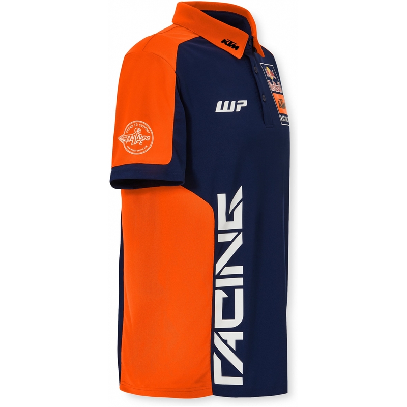 Polo KTM Replica Team azul-naranja liquidación