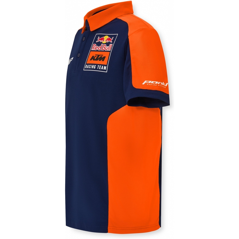 Polo KTM Replica Team azul-naranja liquidación