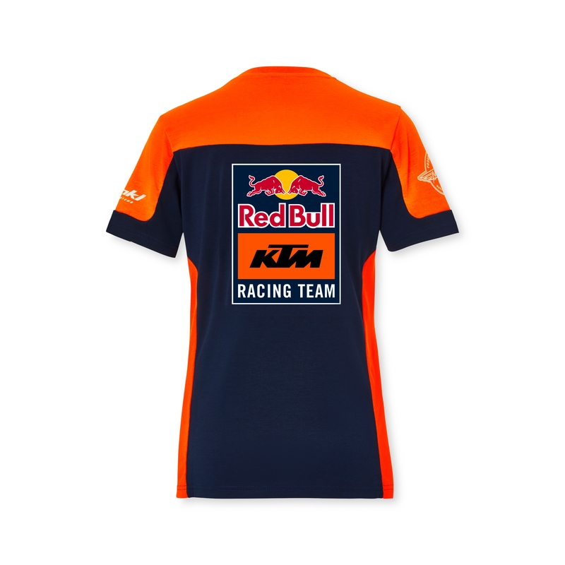 Camiseta de mujer KTM Replica Team azul-naranja