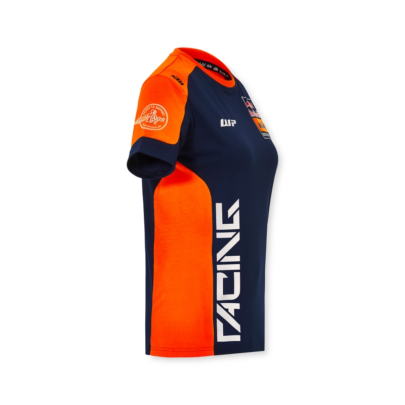 Camiseta de mujer KTM Replica Team azul-naranja