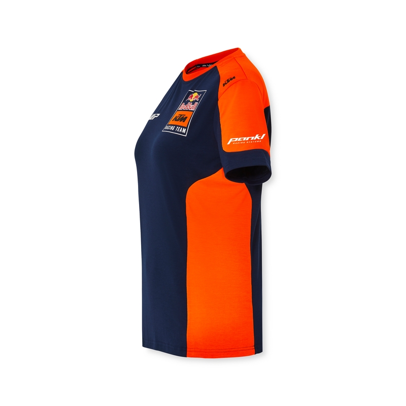 Camiseta de mujer KTM Replica Team azul-naranja