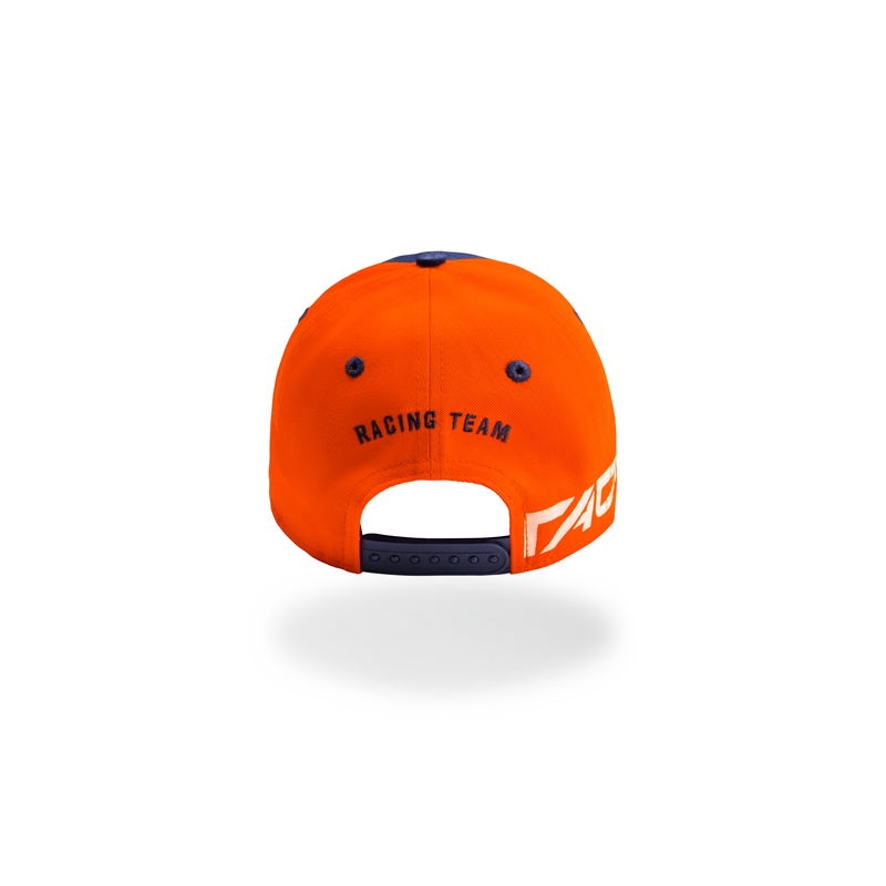 Gorra infantil KTM curvada azul-naranja