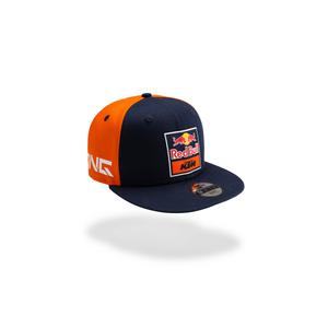 Gorra plana infantil KTM azul-naranja