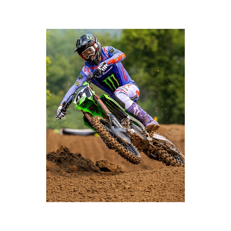 Botas de moto Alpinestars Tech 10 en morado, negro y blanco