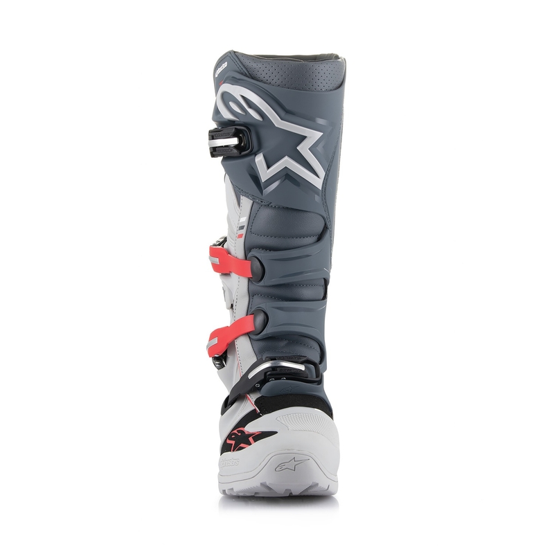 Botas de moto Alpinestars Tech 7 Enduro 2024 gris-fluo-negro