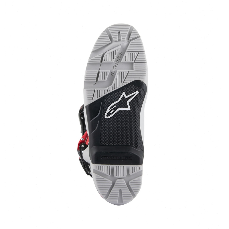 Botas de moto Alpinestars Tech 7 Enduro 2024 gris-fluo-negro