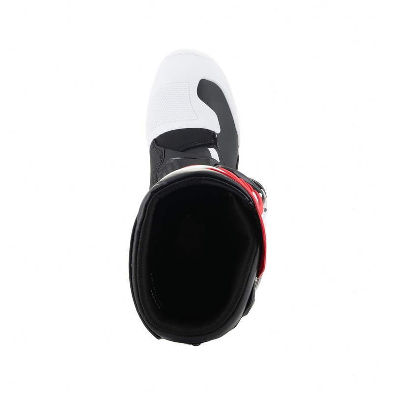 Botas de moto Alpinestars Tech 3S Youth Blanco-Negro-Rojo para niños