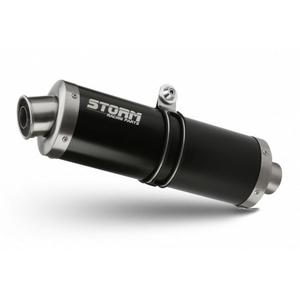 Koncovka výfuku STORM GP Černá ocel