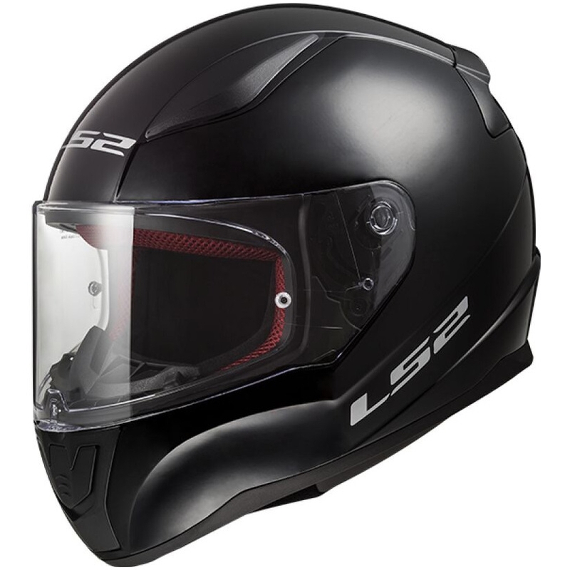 Casco integral de moto LS2 FF353 RAPID II SOLID negro brillante