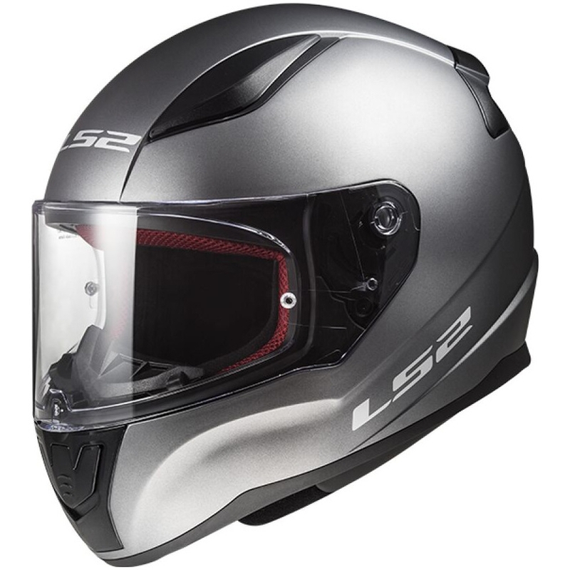 Casco integral de moto LS2 FF353 RAPID II SOLID titanio mate