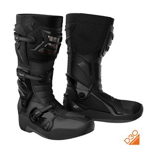 Botas de moto Shot Race 8 Cromadas Negras