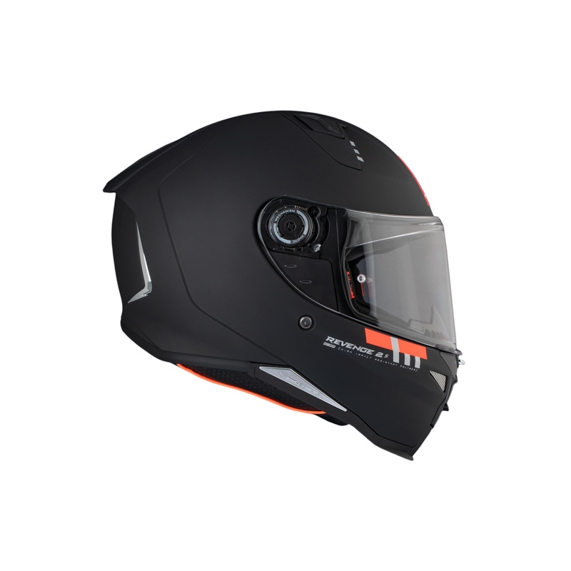 MT REVENGE 2 S SOLID A1 casco integral de moto negro mate