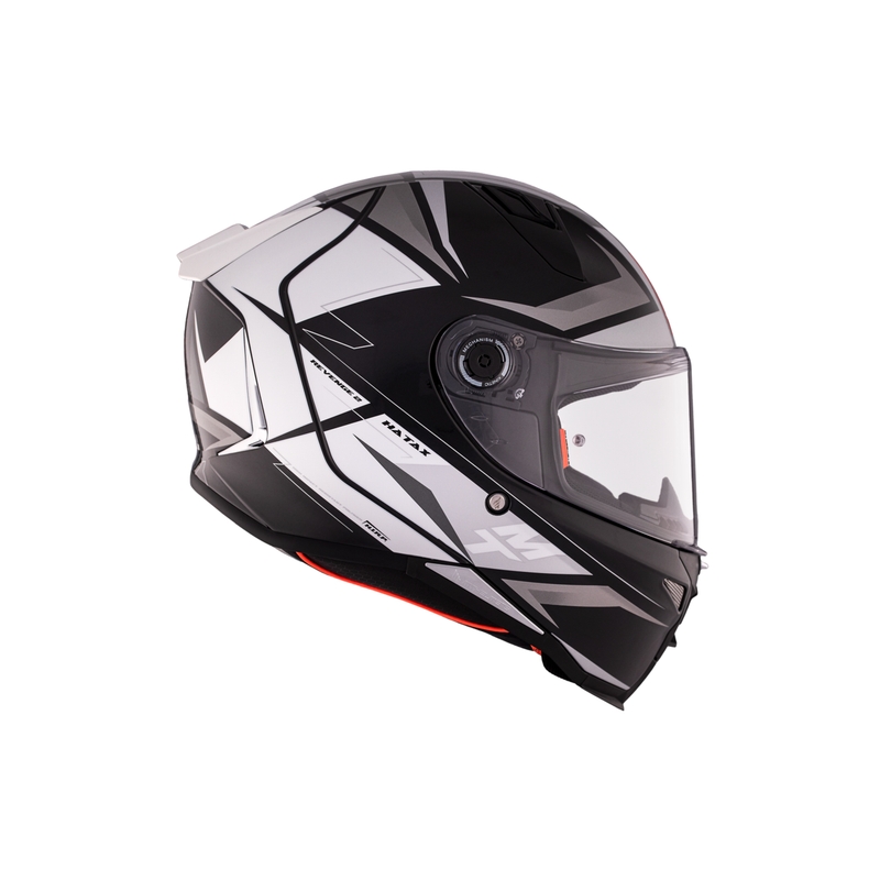 Casco integral de moto MT REVENGE 2 S HATAX B2 negro-gris-blanco