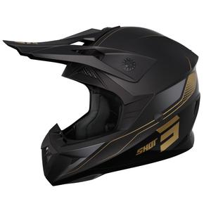 Casco de motocross Shot Pulse Edge dorado mate liquidación