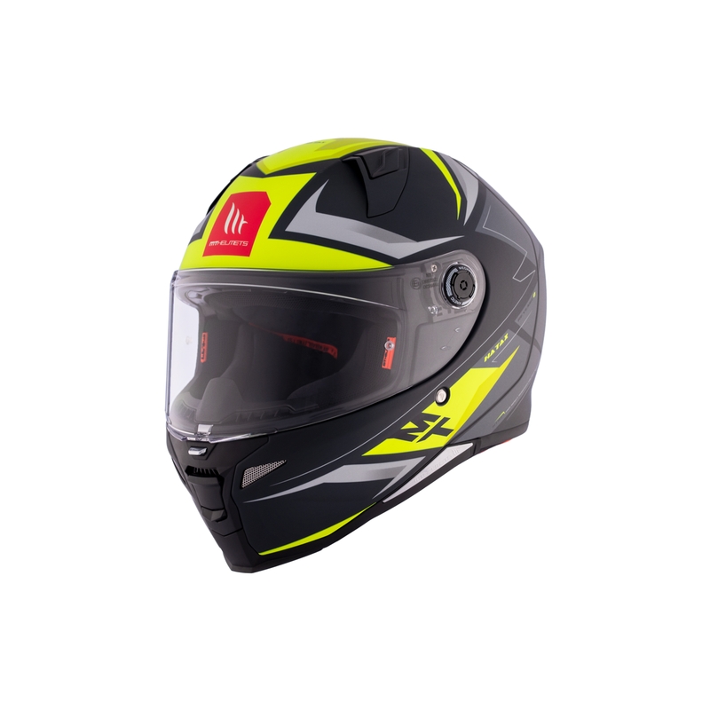 MT REVENGE 2 S HATAX C3 casco integral de moto negro-gris-amarillo