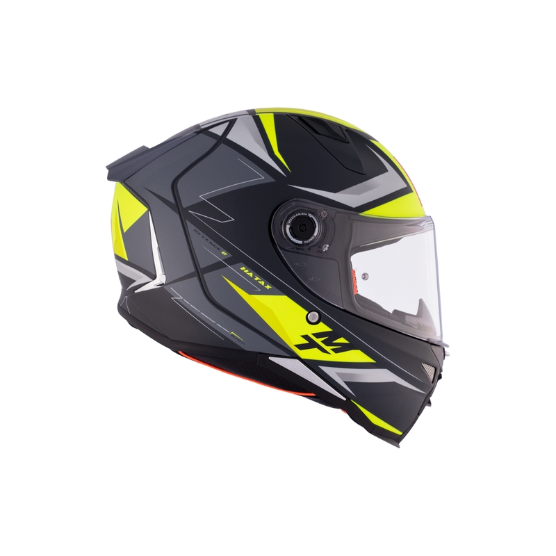 MT REVENGE 2 S HATAX C3 casco integral de moto negro-gris-amarillo