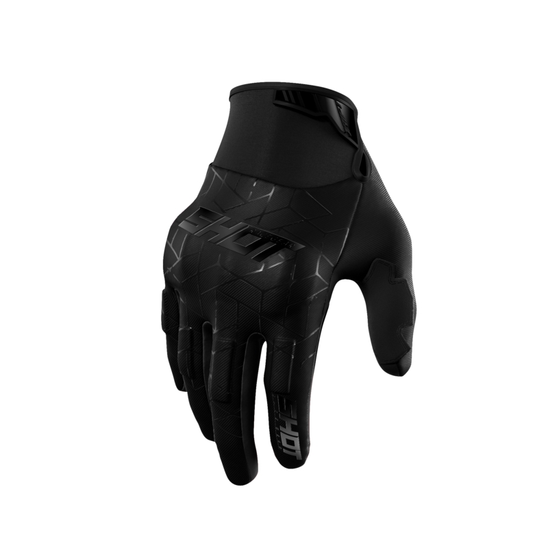 Guantes Motocross Shot Drift Spider negro liquidación