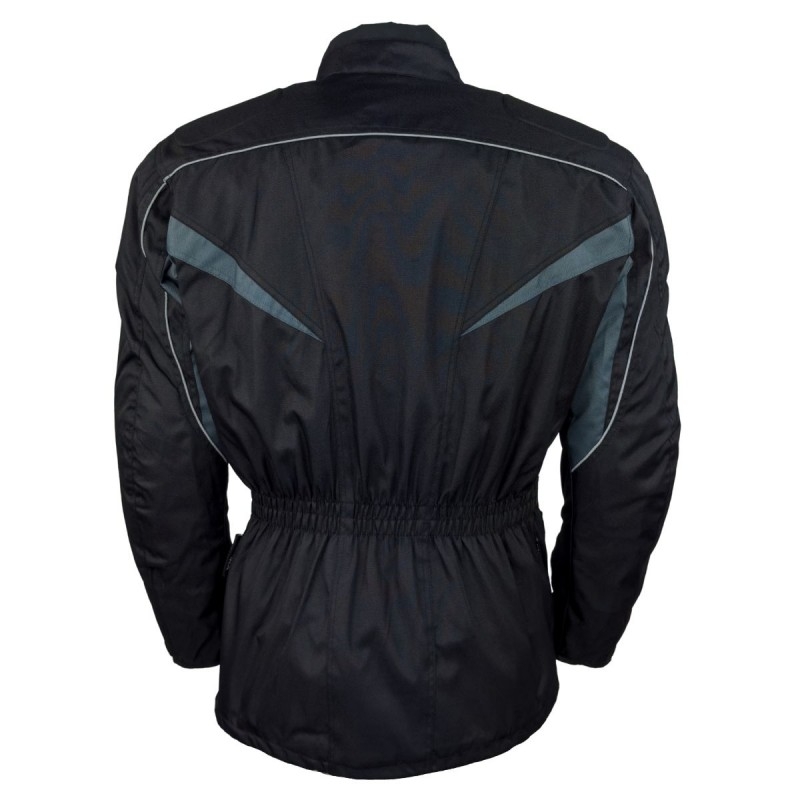 Chaqueta de moto Roleff Kodra Cologne negro-gris