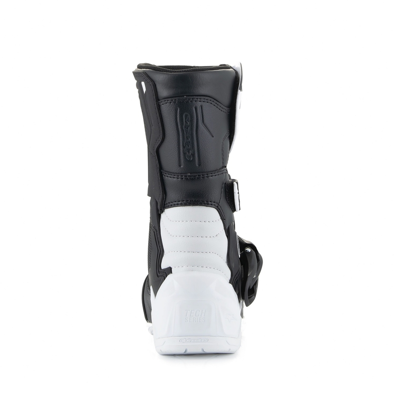 Botas de moto para niños Alpinestars Tech 3S blanco-negro