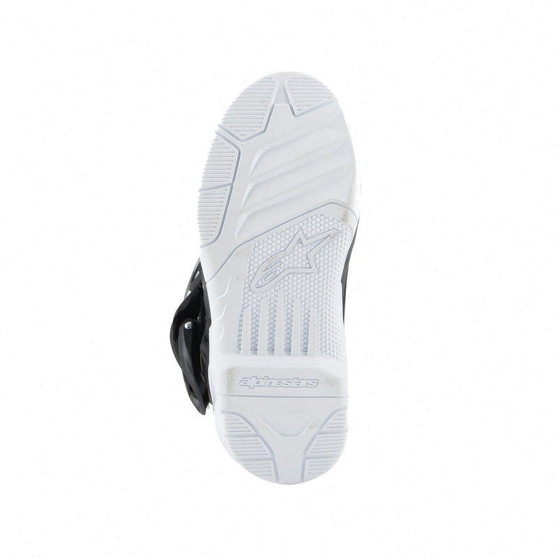 Botas de moto para niños Alpinestars Tech 3S blanco-negro