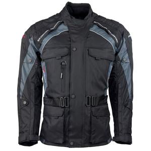 Chaqueta motera Roleff Liverpool negro-gris