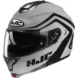 Casco de moto abatible HJC C91N Nepos MC5 gris-negro