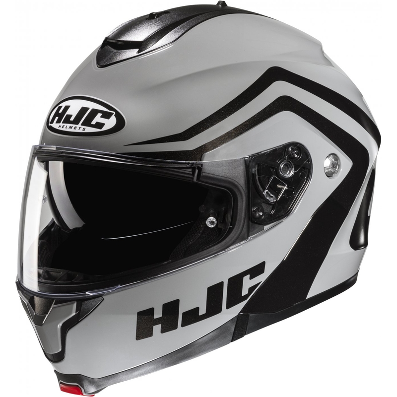 Casco de moto abatible HJC C91N Nepos MC5 gris-negro