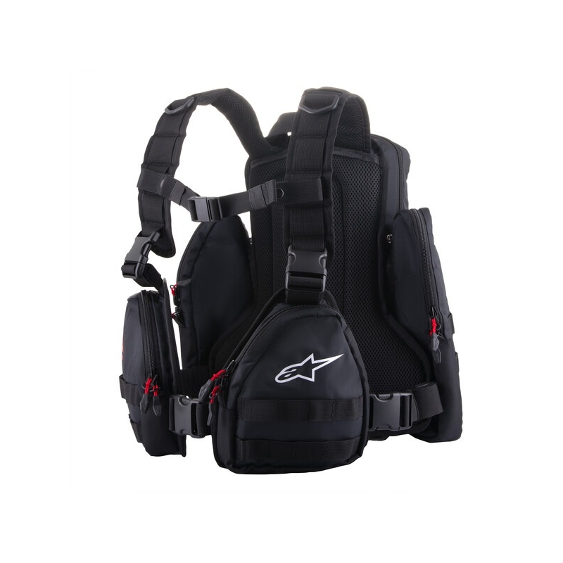 Mochila táctica Alpinestars Techdura negro-blanco 9 l