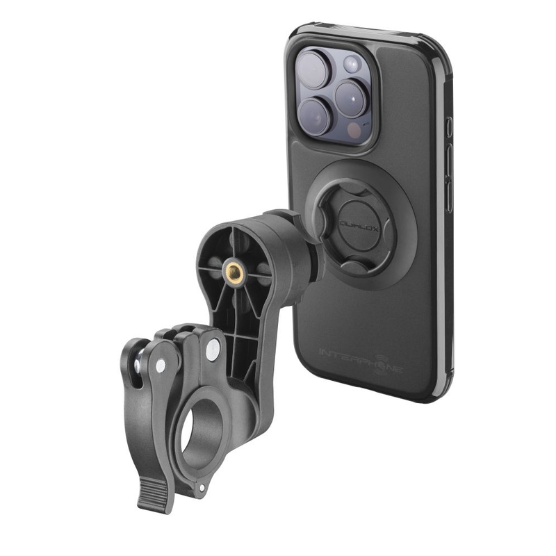 Funda protectora Interphone QUIKLOX Tetraforce - Apple iPhone 15 Pro negro