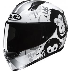 Casco integral infantil HJC C10 Geti MC10 gris y blanco