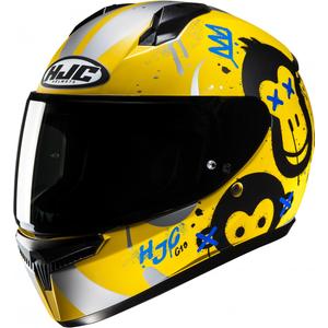 Casco integral infantil HJC C10 Geti MC3SF amarillo