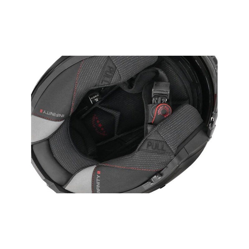 Casco Moto Open LS2 OF603 Infinity II Carbon Counter Negro y Oro