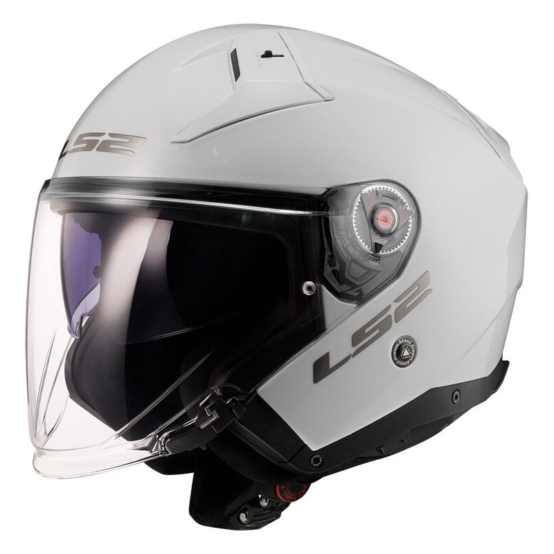 Casco Moto Open LS2 OF603 Infinity II Solid White