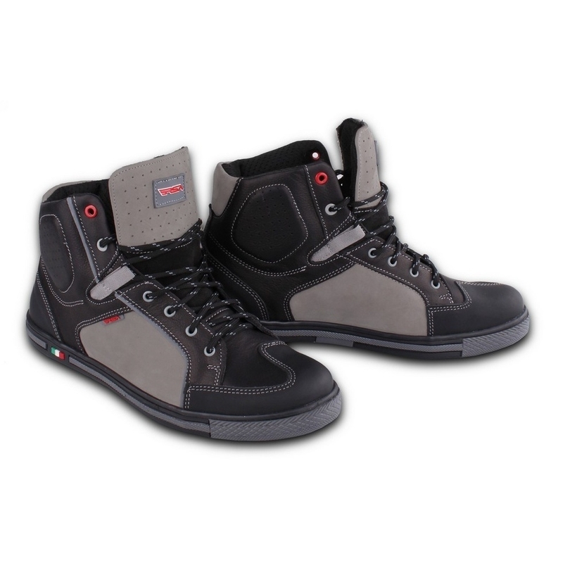 SET: Botas de moto RSA TRA + Impregnación + Calcetines funcionales RSA Classic